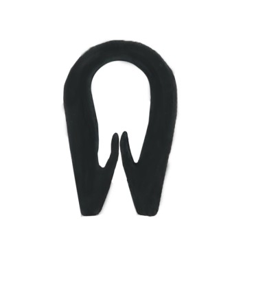 joint entrée de porte noir - 4CV 2ème Série (6m)