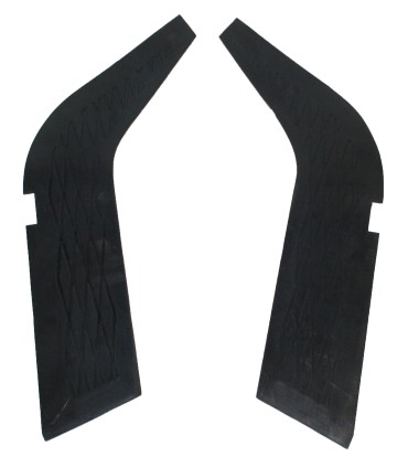 paire de tapis passage de roue forme virgule - 4CV