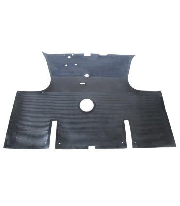 Tapis Avant en Caoutchouc Noir - R8