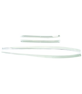 baguette seuil de porte 11 BL en alu poli pour Traction