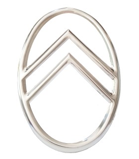 chevron de calandre oval 2 cv