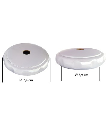 bouchon de radiateur en laiton chromé