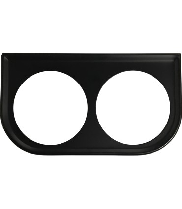 support thermomètre noir 2 trous - ø 52mm