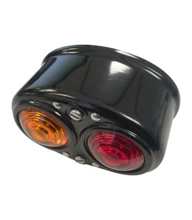 feu pour Bugatti noir avec éclairage de plaque