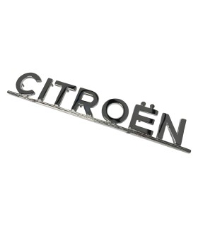 sigle "Citroën" en laiton chromé