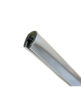 jonc d'aile chromé en plastique - le mètre