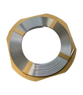 jonc chromé en plastique - 15 m