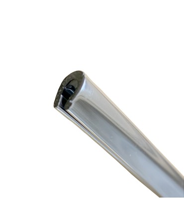 jonc chromé en plastique - 15 m