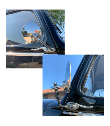 rétroviseur sur poignée Traction - support plat - la pièce