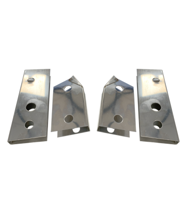 cache alu pour support de pare-choc C4 / C6