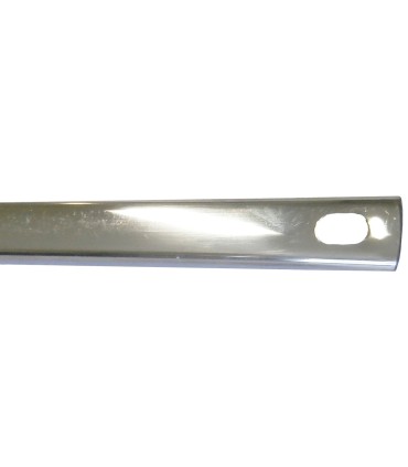 baguette de capot en inox poli - Traction 11 cv