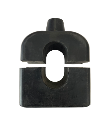 2 demi coussinets de traverse AR - 4CV