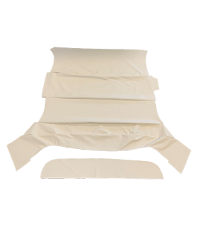 pavillon en tissu plastifié alvéolé beige - Dauphine