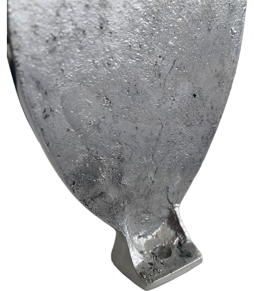 plaque F ovale avec embase de fixation