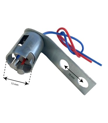 porte ampoule à languette - 1 plot