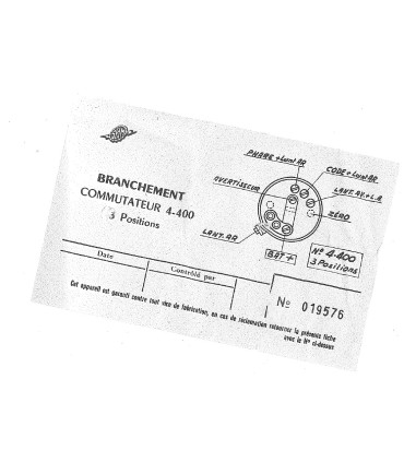 commutateur de phare SEIM