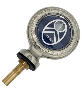 thermomètre Citroën ø7cm - nicklé