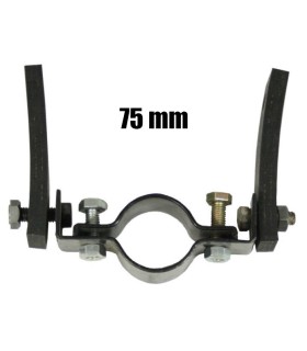 ferrures support de tube d'échappement (sangle de 75 mm)  - Traction 11 cv