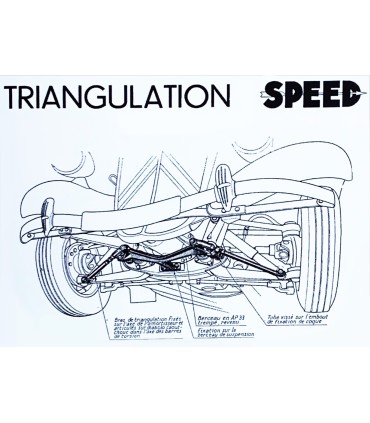 triangulation de renfort train avant - Traction 11B