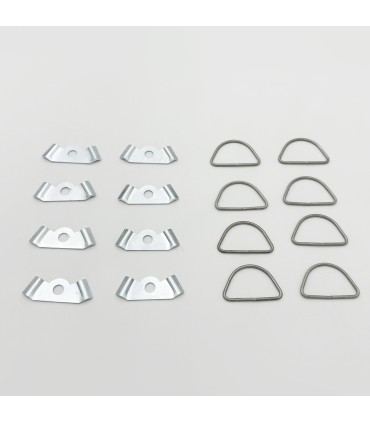 PACK agrafes + plaquettes de fixation enjoliveur roue étoile - 4CV