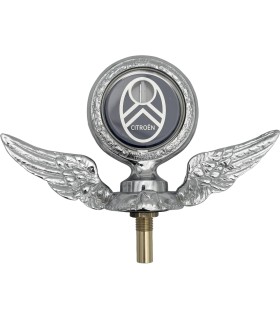 PACK thermomètre ø 7cm / ailes Citroën - Chromé