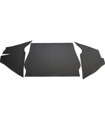 Kit de coffre en "Plastifeutre" Noir - Traction 11B / 15 Six Après 1952