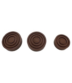 couvre pédale marron - 4CV / Dauphine