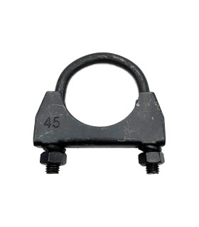 collier de serrage tube échappement (Noir) - ø45