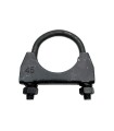 collier de serrage tube échappement (Noir) - ø45