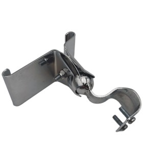 support de rétroviseur intérieur chromé – Sans glace