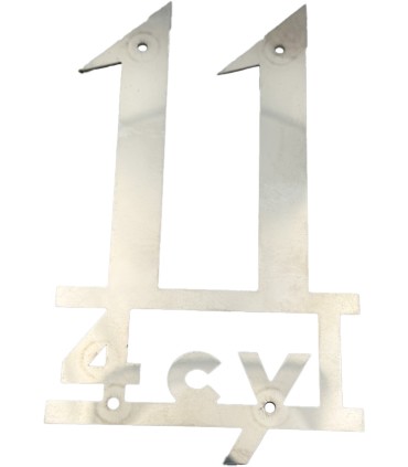 sigle "11-4Cyl" - 11CV
