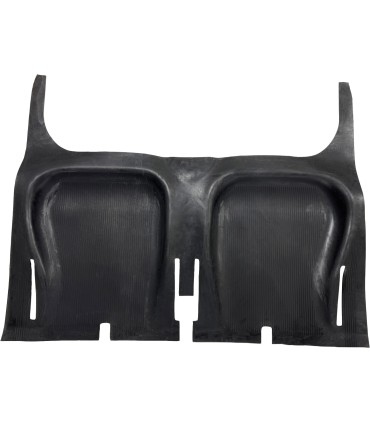 tapis arrière en caoutchouc noir - R8/R10
