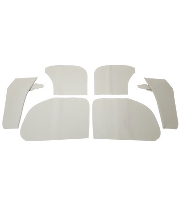 vide poches avant en skaï ivoire losange - 4CV