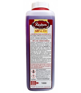 Liquide de frein silicone 1L - RESTOM