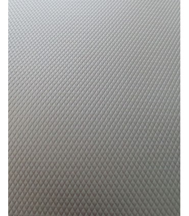 tissus plastifié losange gris - le mètre - Traction après 1952
