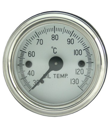 température d'huile mécanique - avec sonde longueur 1m80 - diamètre 52 mm - fond blanc - le kit