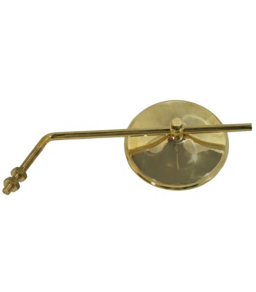 rétroviseur rond en laiton